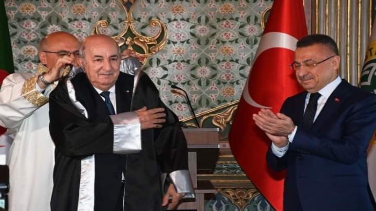تركيا تمنح عبد المجيد تبون دكتوراه فخرية بمليارات الدولارات